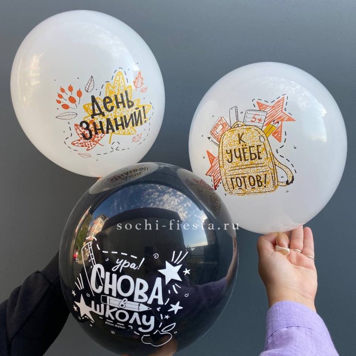 Воздушный шар к 1 сентября в Подольске
