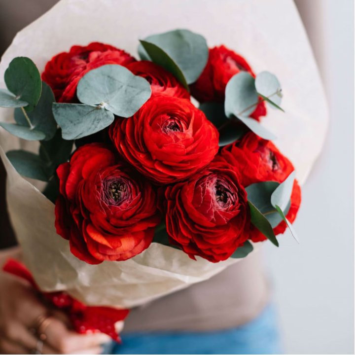 Букет ранункулюсов  в Подольске