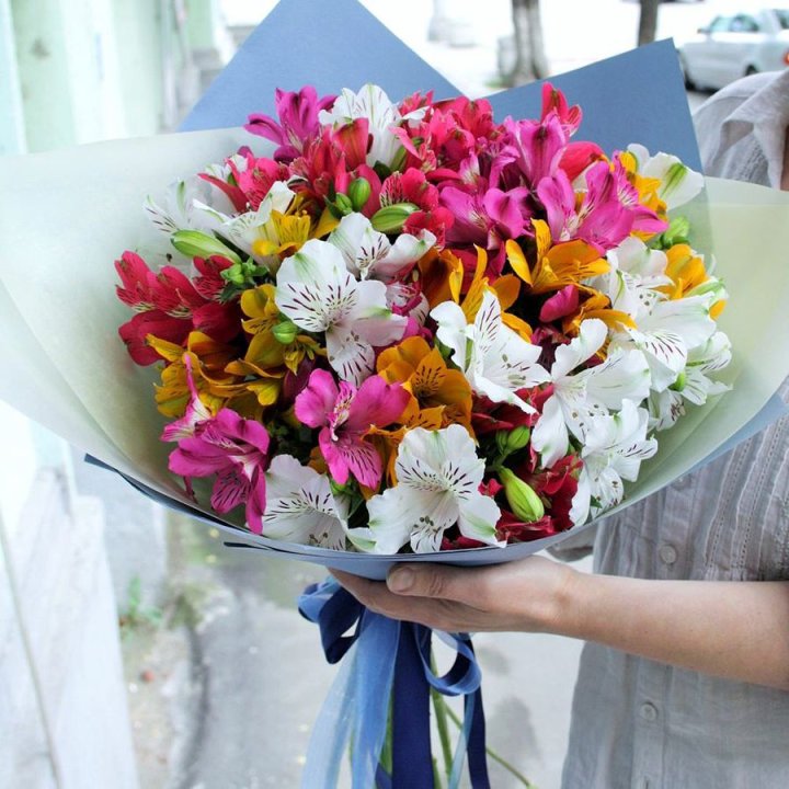 Микс альстромерий в Подольске