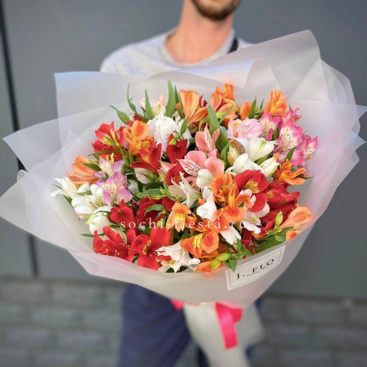 Микс альстромерий №5 в Подольске