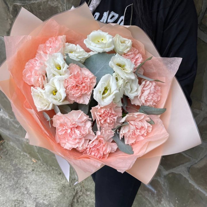  Букет диантусов "Пич" в Подольске