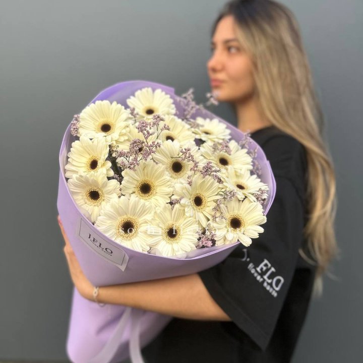 Букет голландских гербер "Лавандер" в Подольске