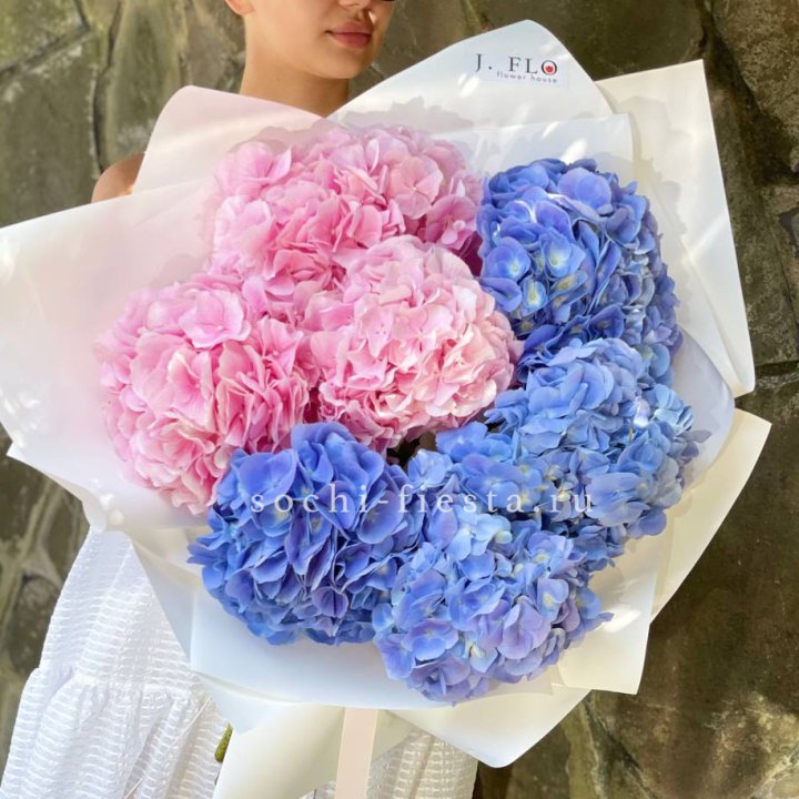 Букет гортензий №1 в Подольске