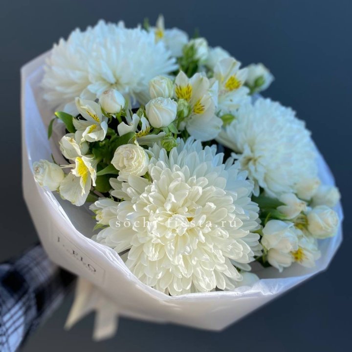 Букет из хризантем "Миранда" в Подольске