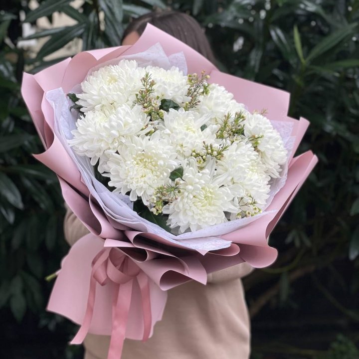 Букет хризантем №1 в Подольске