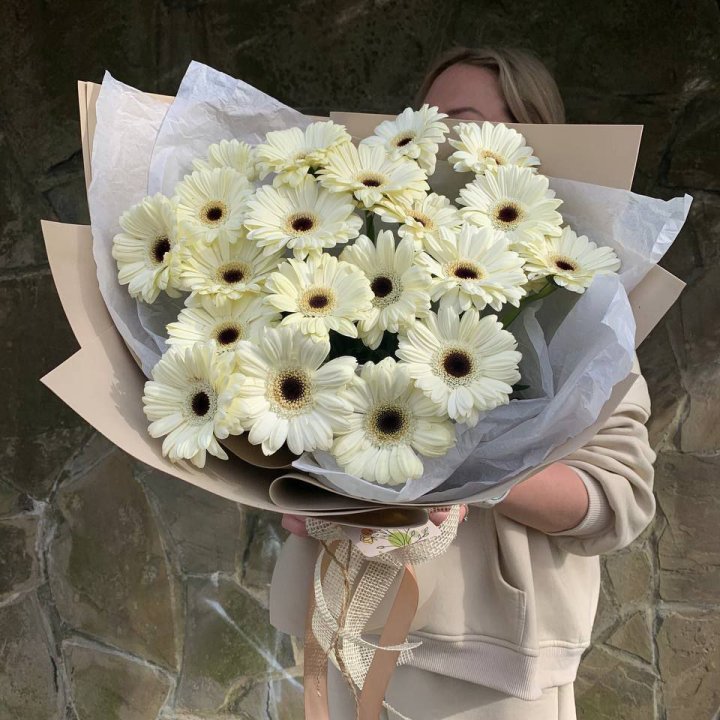 Букет голландских гербер "Шейн"" в Подольске