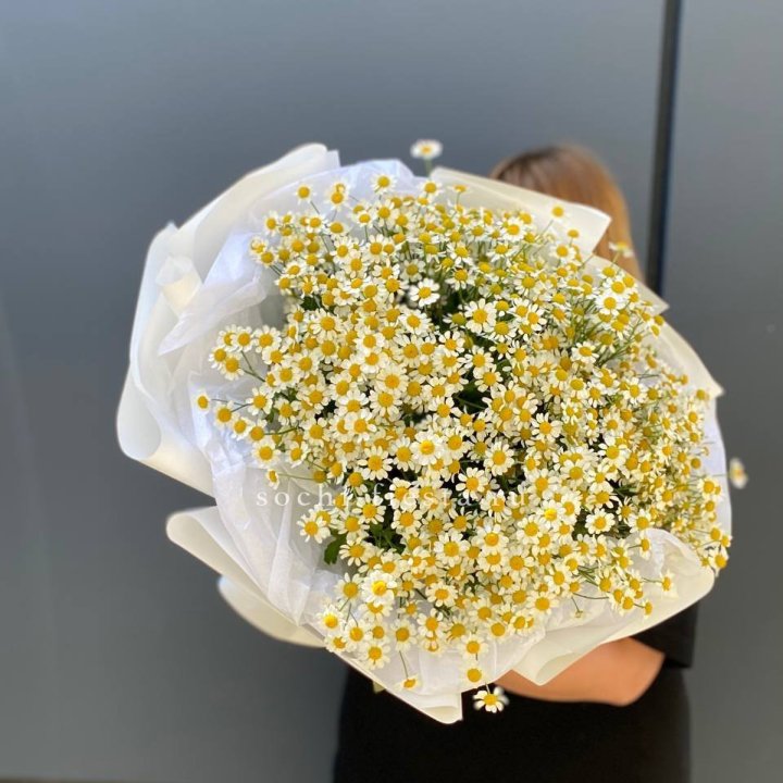 Букет ромашек "Фемели" в Подольске