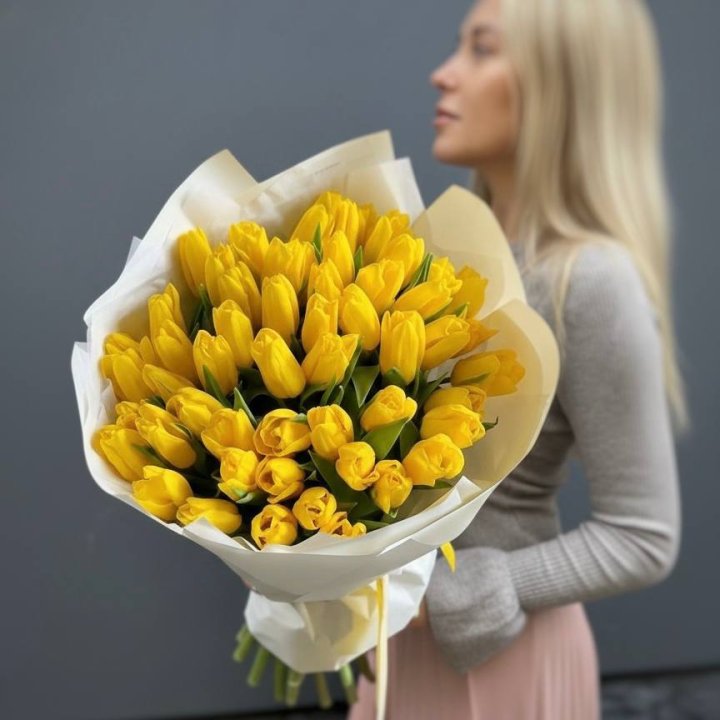 51 желтый тюльпан в Подольске