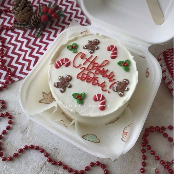 Бенто-торт "С Новым Годом!" в Подольске