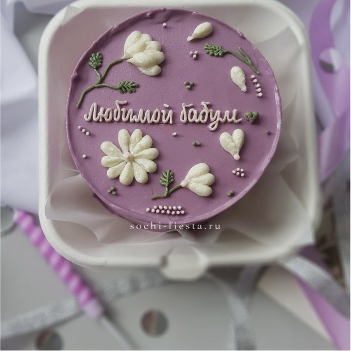 Бенто-торт "Любимой бабуле" в Подольске