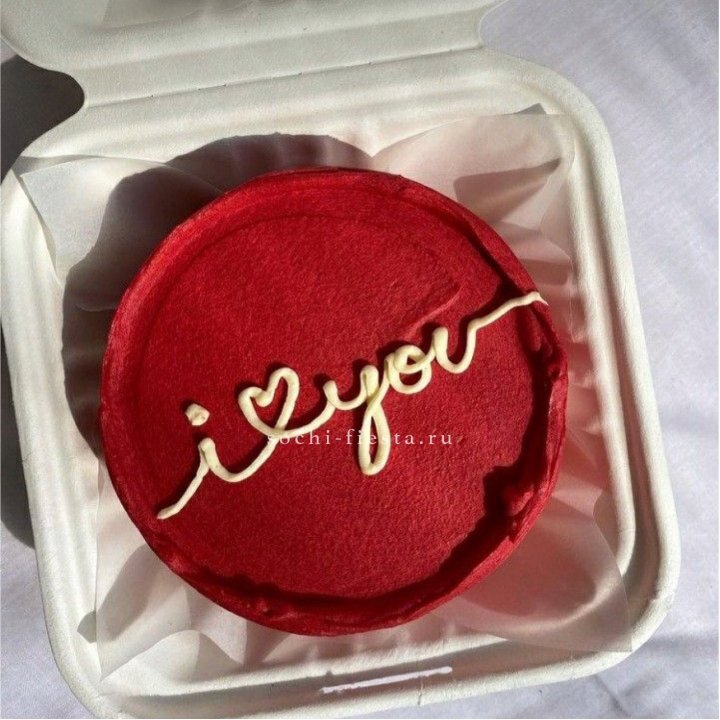 Бенто-торт "Я тебя люблю бесконечно" в Подольске