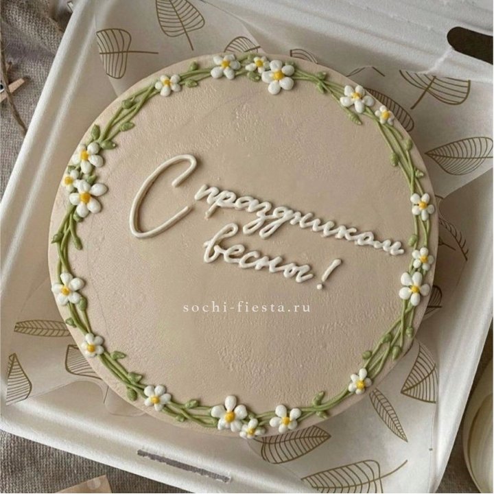 Бенто-торт "C праздником весны!"  в Подольске