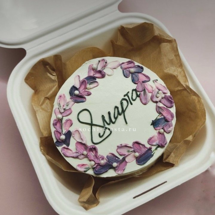 Бенто-торт "8 марта цветы"  в Подольске
