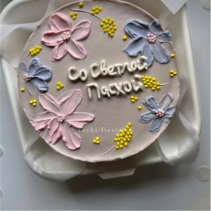 Бенто-торт "Светлой Пасхи" 3 в Подольске