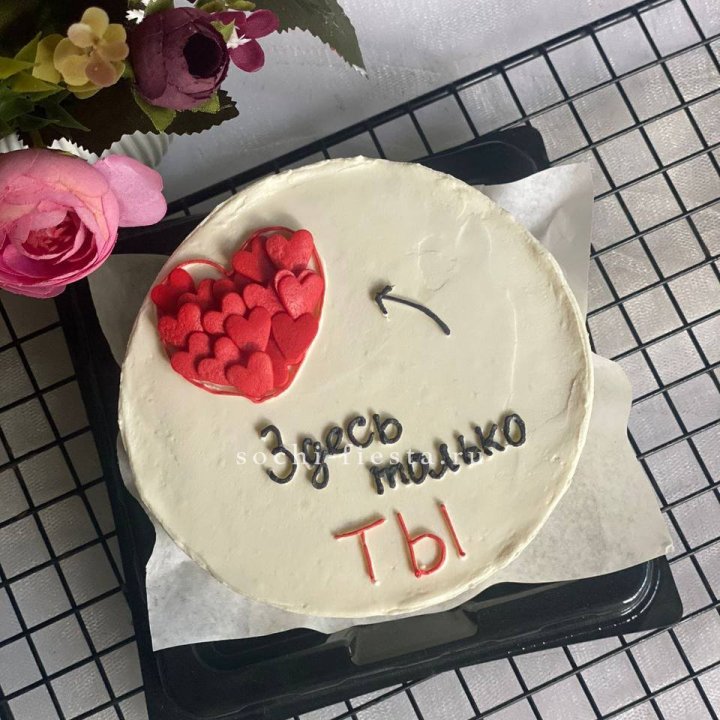 Бенто-торт "В моем сердце только ты"  в Подольске