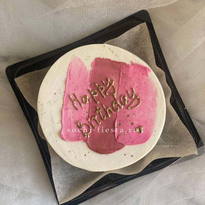 Бенто-торт "С днём рождения" пастель в Подольске