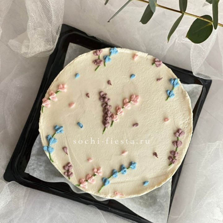 Бенто-торт "Лаванда" в Подольске