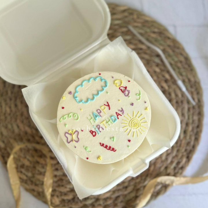 Бенто-торт "С днем рождения!"  в Подольске