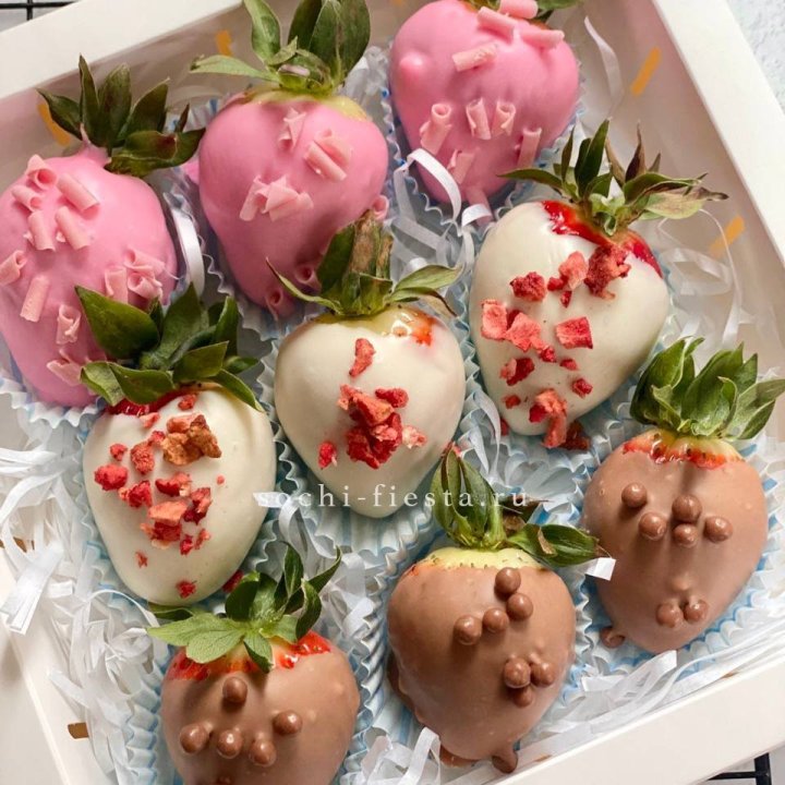 Клубника в шоколаде 9 ягод в Подольске
