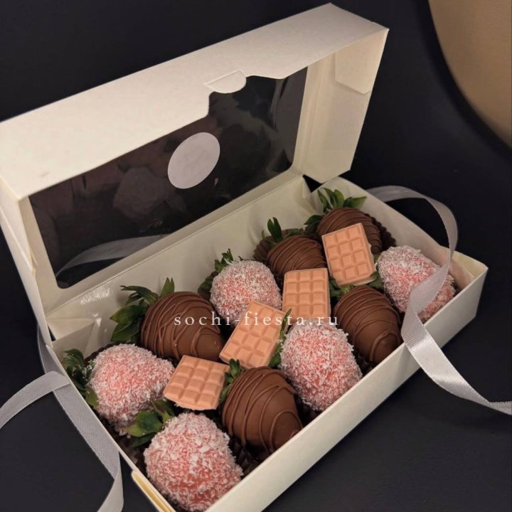 Клубника в шоколаде 10 ягод №2 в Подольске