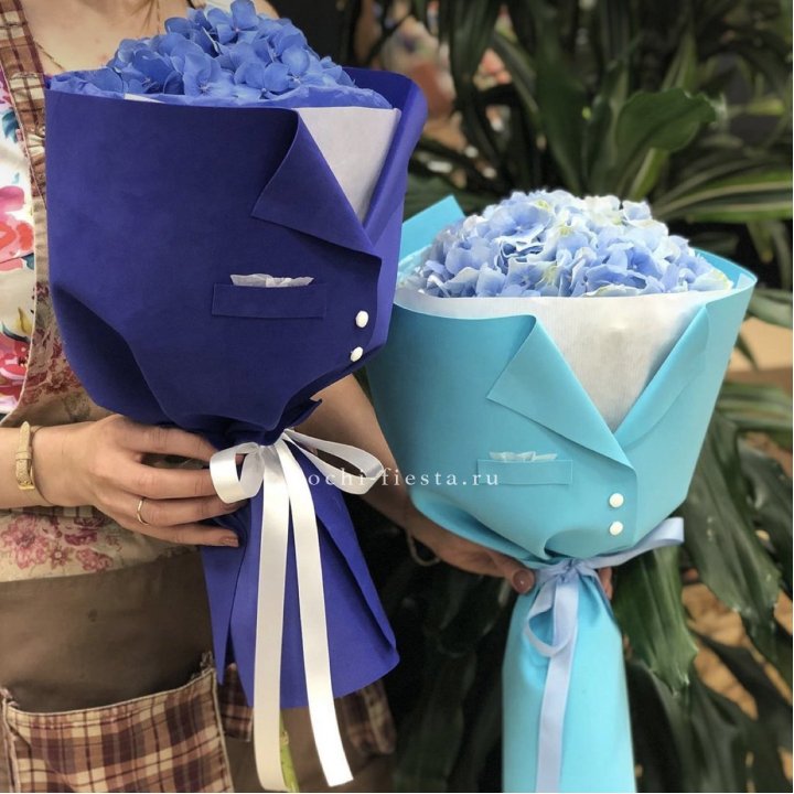 Букет с гортензией с пиджаком в Подольске
