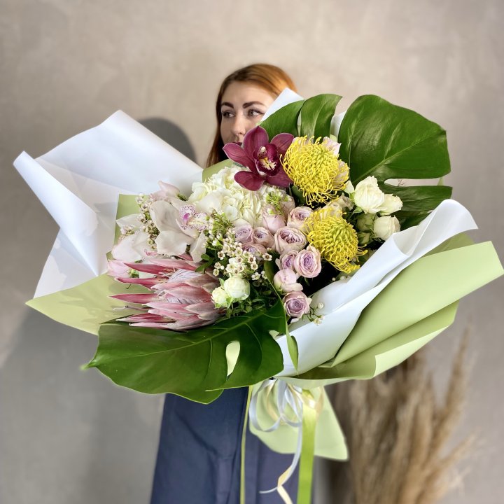 Дизайнерский букет экзотики в Подольске