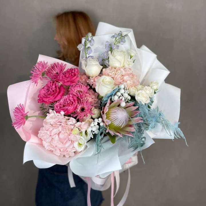 Дизайнерский букет "Фантастик" в Подольске