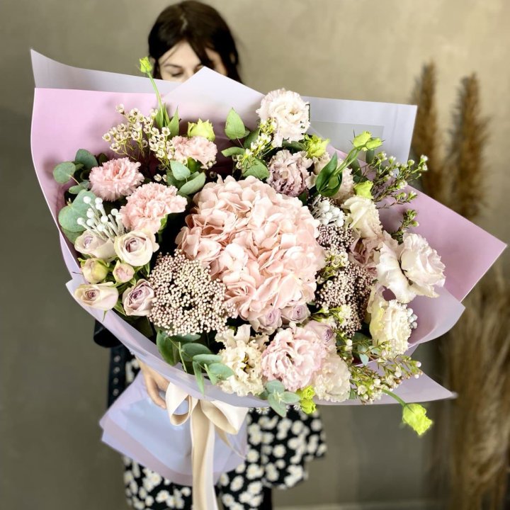 Дизайнерский букет "Трели кримс" в Подольске