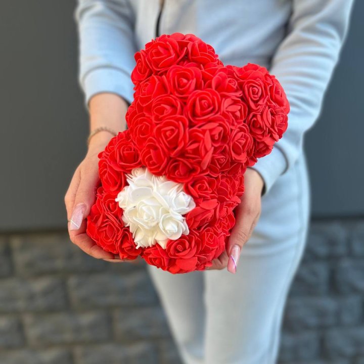 Медведь с белым сердцем в Подольске