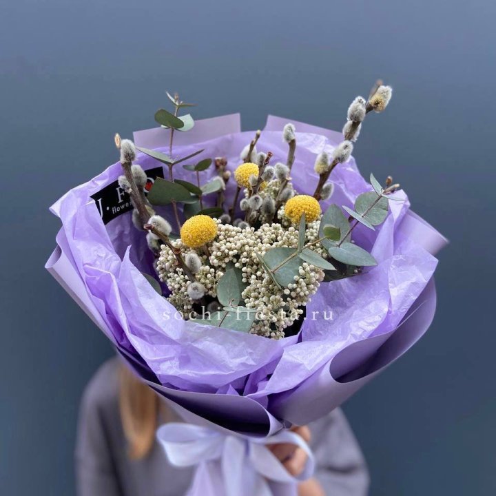 Букет с Вербой №1 в Подольске