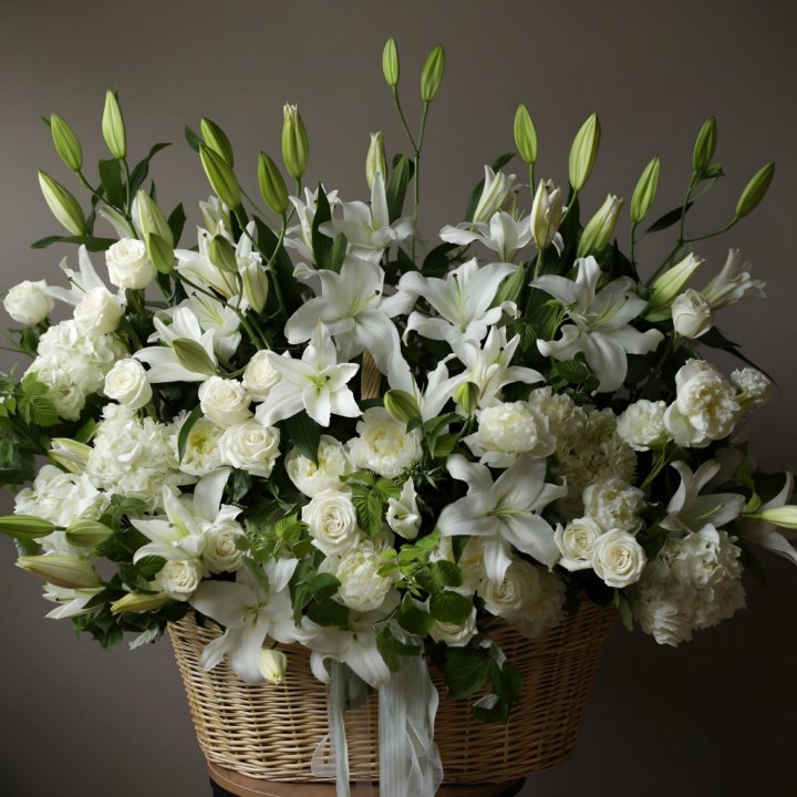 Цветочная корзина макси №3 в Подольске