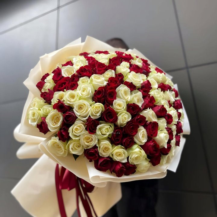 101 высокая импортная роза  в Подольске