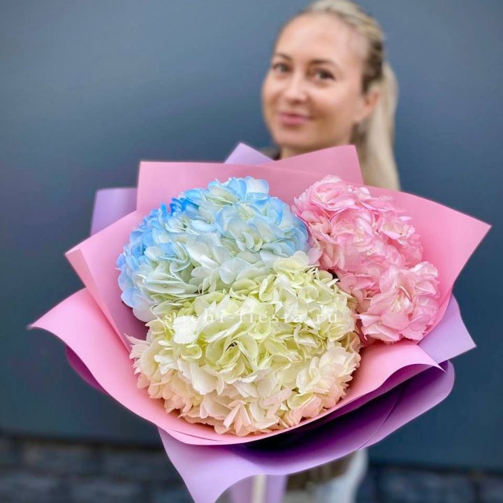 Букет гортензий "Тоника" в Подольске