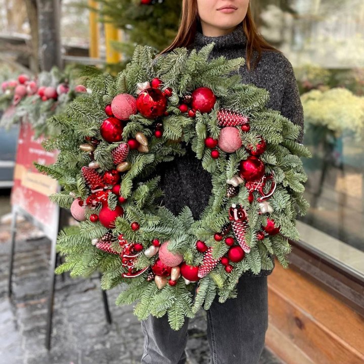 Рождественский венок  в Подольске