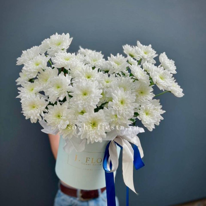 Коробка с хризантемами №3 в Подольске