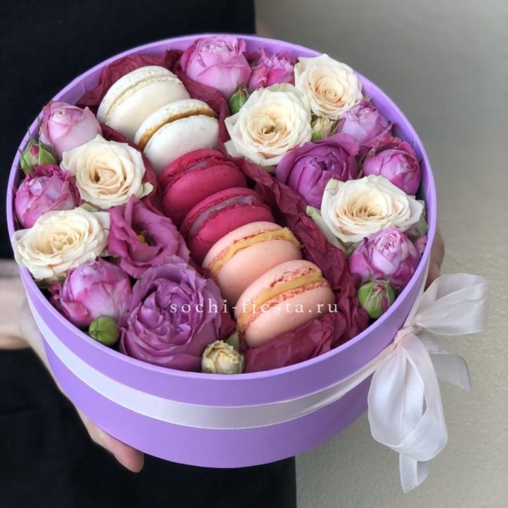 Цветочный бокс "Лаванди" в Подольске