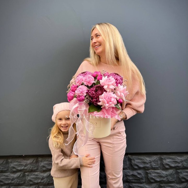 Цветочный бокс "Альба" в Подольске