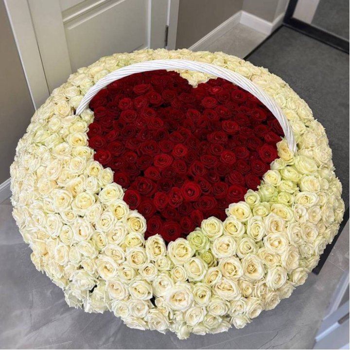 501 роза сердце в Подольске