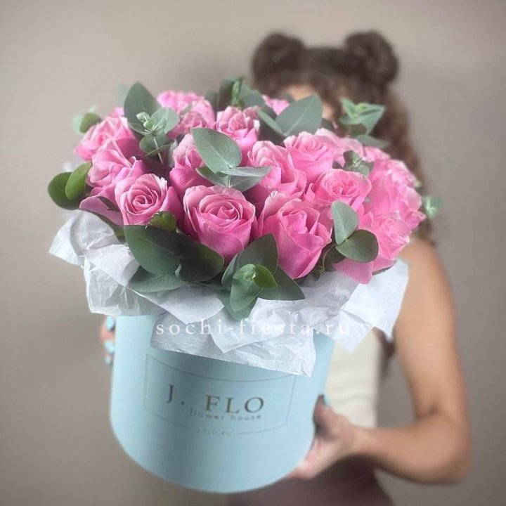 Бокс 27 роз в Подольске