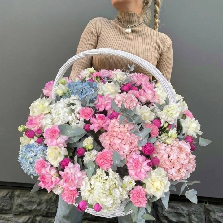 Цветочная корзина №3 в Подольске