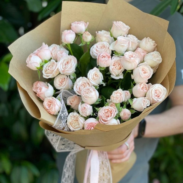 Кустовые розы букет №1 в Подольске