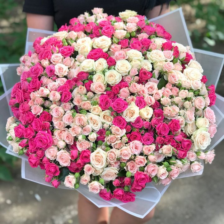 101 кустовая роза в Подольске