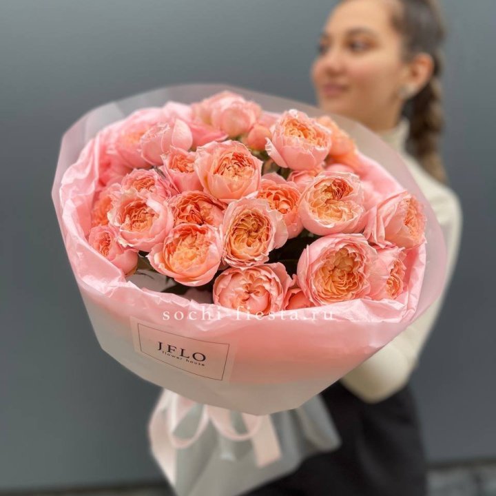 Букет из пионовидных роз Джульетта в Подольске