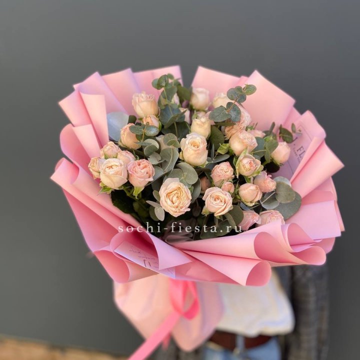 Букет пионовидных роз Cute Love в Подольске