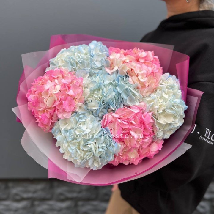 Букет гортензий "Тоника №2" в Подольске