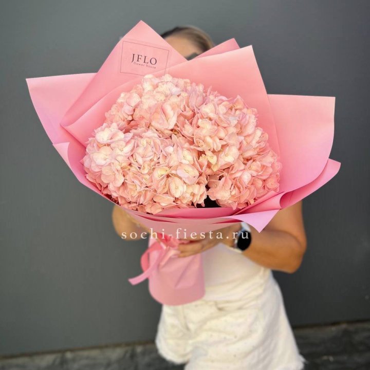 Букет гортензий "Крем" в Подольске