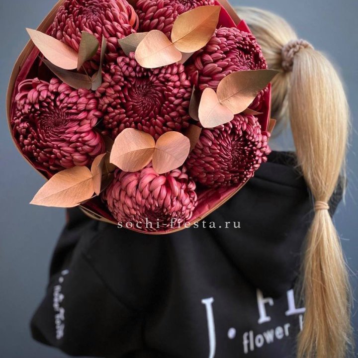 Хризантемы "Голд шоколад" в Подольске