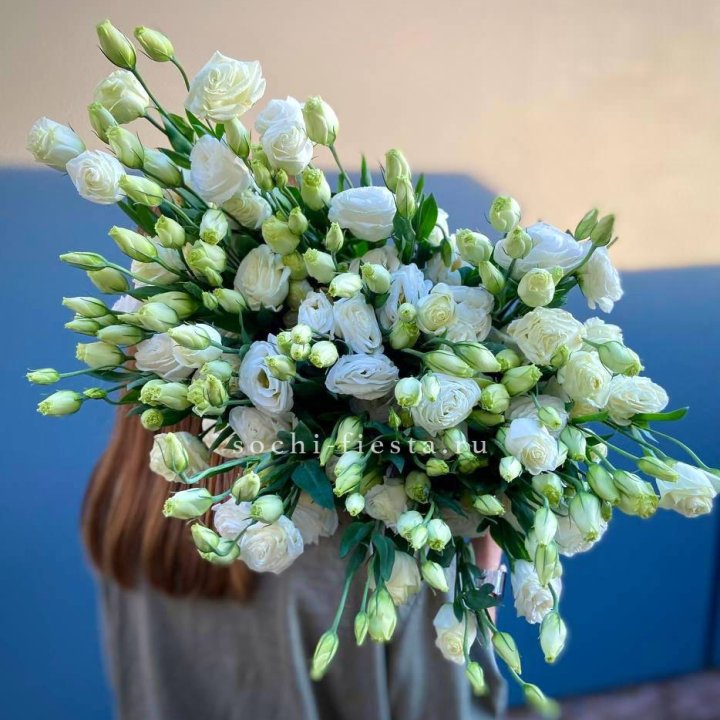 Охапка эустомы в Подольске