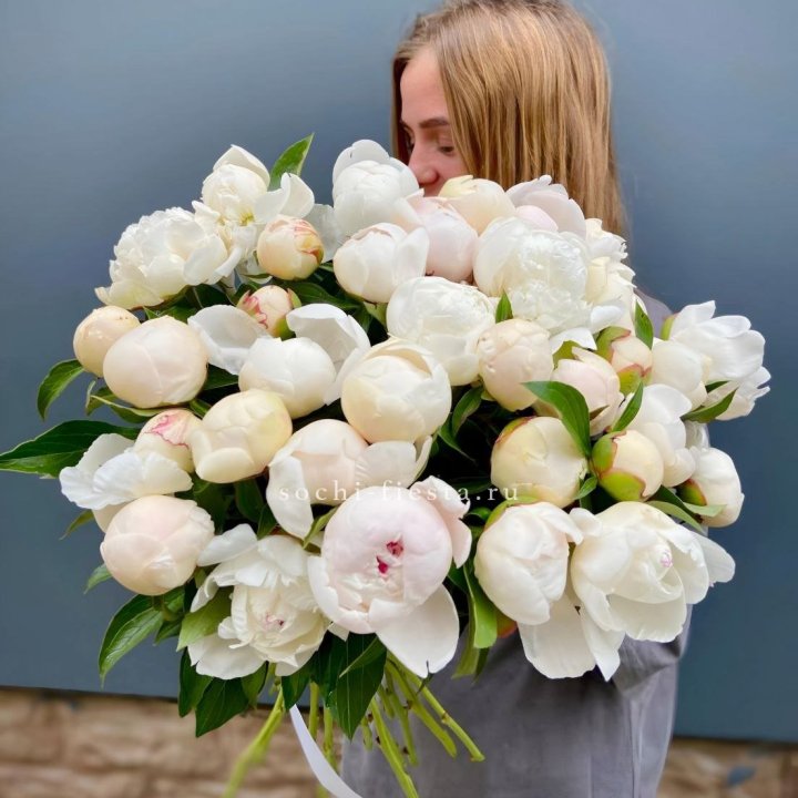 Охапка пионов в Подольске