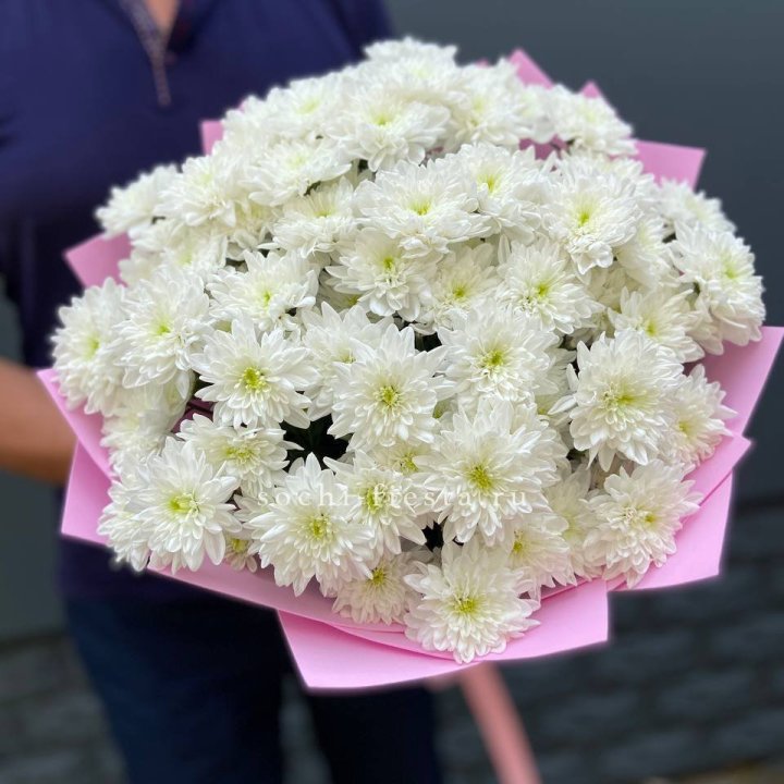  Букет 15 хризантем  в Подольске
